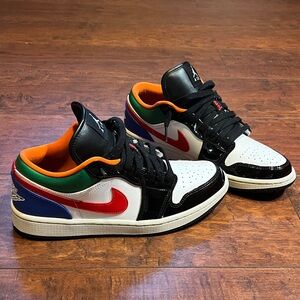 Jordan 1 lows multicolor